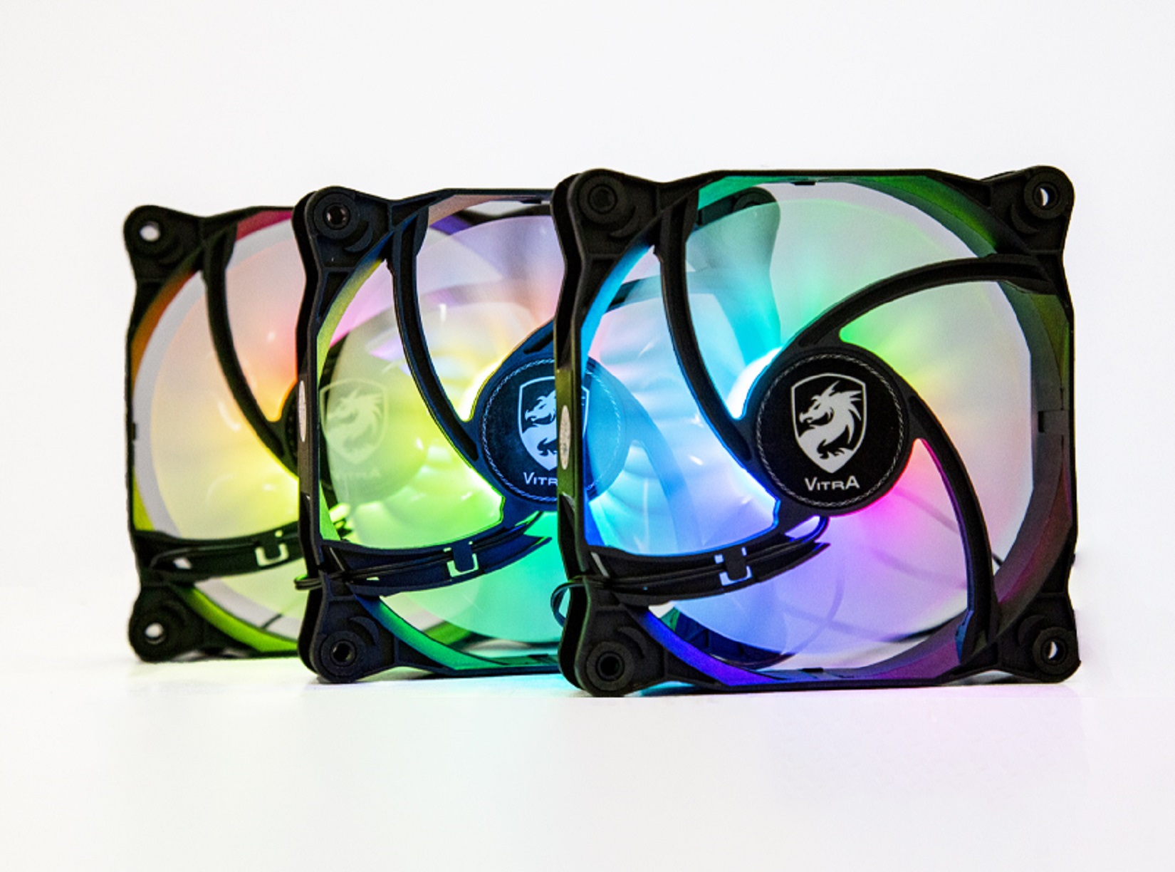 Giới thiệu Fan Case Vitra Rainbow RGB ( 3 pcs/pack )